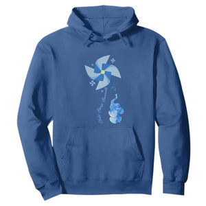Child Abuse Prevention Awareness Hoodie Pinwheel Elephant TS11 Royal Blue Print Your Wear