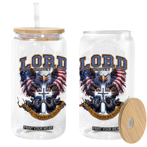 Christian Soldier Glass Can Army Of The Lord Thou Therefore Endure Hardness As A Good Soldier TS11 Black Print Your Wear