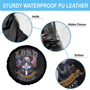 Christian Soldier Spare Tire Cover Army Of The Lord Thou Therefore Endure Hardness As A Good Soldier TS11 Print Your Wear