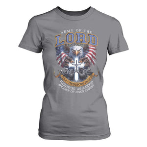 Christian Soldier T Shirt For Women Army Of The Lord Thou Therefore Endure Hardness As A Good Soldier TS11 Charcoal Print Your Wear