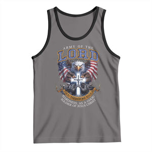 Christian Soldier Tank Top Army Of The Lord Thou Therefore Endure Hardness As A Good Soldier TS11 Deep Heather Black Print Your Wear