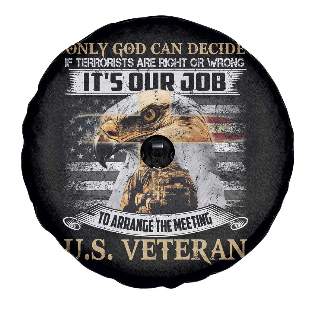 Christian Veteran Spare Tire Cover Only God Can Decide If Terrorists Are Right Or Wrong Us Veteran TS11 Print Your Wear