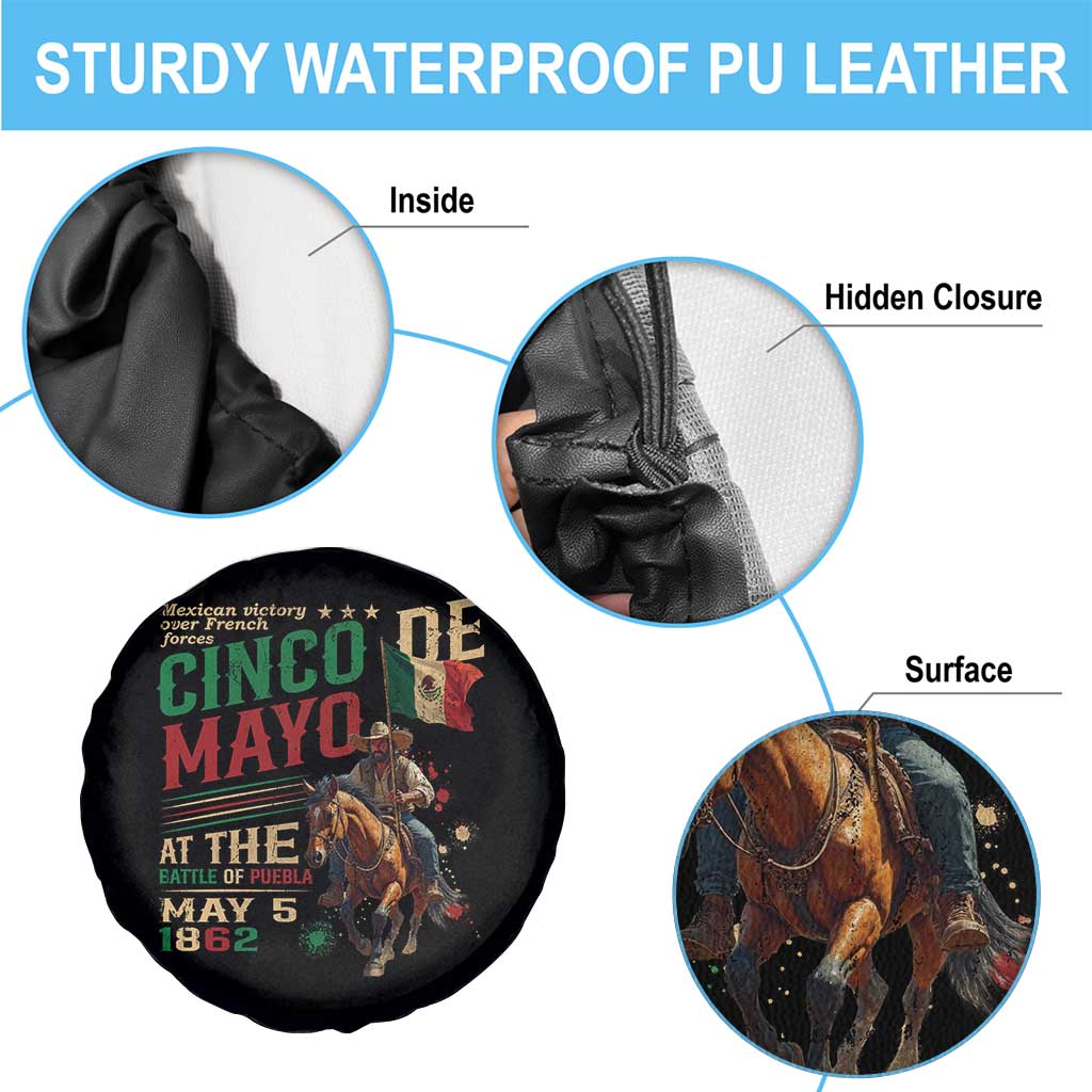 Cinco De Mayo Celebrate The Battle Of Puebla Mexico Spare Tire Cover TS11 Print Your Wear