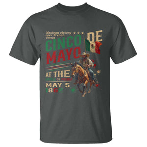 Cinco De Mayo Celebrate The Battle Of Puebla Mexico T Shirt TS11 Dark Heather Print Your Wear