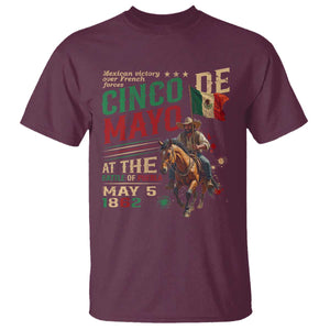 Cinco De Mayo Celebrate The Battle Of Puebla Mexico T Shirt TS11 Maroon Print Your Wear