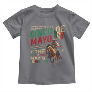 Cinco De Mayo Celebrate The Battle Of Puebla Mexico Toddler T Shirt TS11 Charcoal Print Your Wear