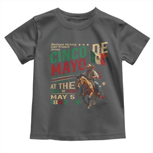 Cinco De Mayo Celebrate The Battle Of Puebla Mexico Toddler T Shirt TS11 Dark Heather Print Your Wear