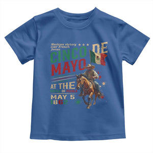 Cinco De Mayo Celebrate The Battle Of Puebla Mexico Toddler T Shirt TS11 Royal Blue Print Your Wear