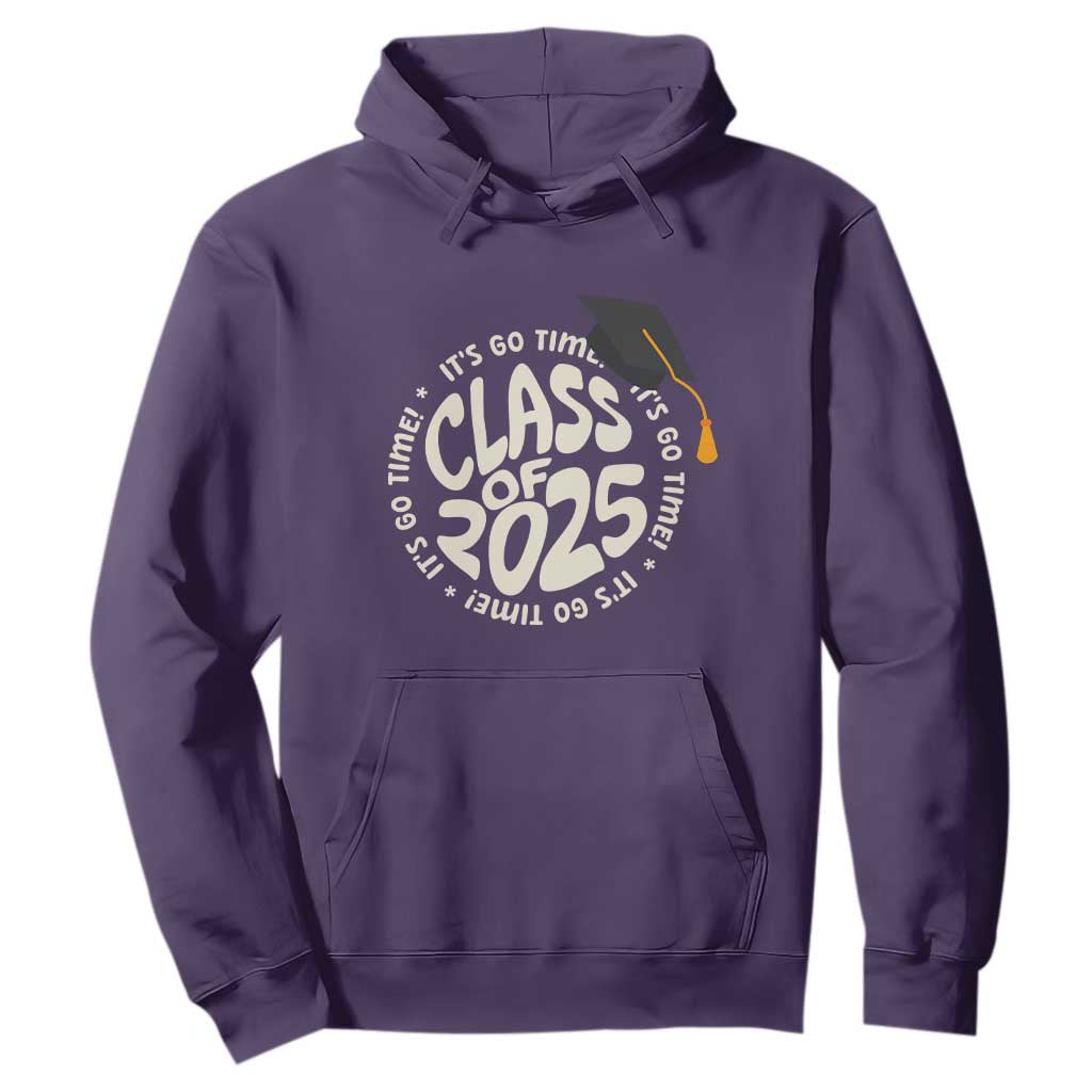 Class Of 2025 It's Go Time Hoodie Graduation Seniors 2025 TS11 Purple Print Your Wear