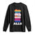 Colorful LGBTQ+ Ally Frogs Stack Long Sleeve Shirt Kawaii Gay Pride Support TS02 Black Print Your Wear