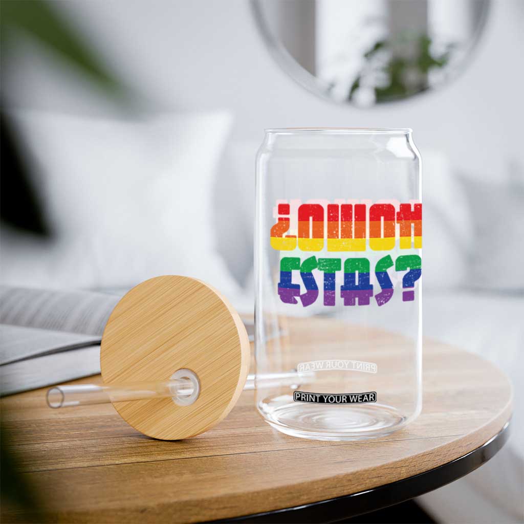 Como Estas Glass Can Funny Spanish LGBT Pride Latinx Retro Queer Inclusive Gift TS10 Print Your Wear