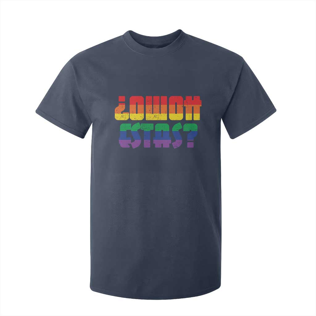 Como Estas T Shirt For Kid Funny Spanish LGBT Pride Latinx Retro Queer Inclusive Gift TS10 Navy Print Your Wear