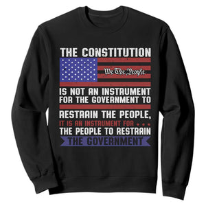 Constitution Liberty American Patriotic Sweatshirt We The People US Flag TS02 Black Print Your Wear