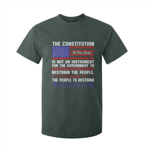 Constitution Liberty American Patriotic T Shirt For Kid We The People US Flag TS02 Dark Forest Green Print Your Wear
