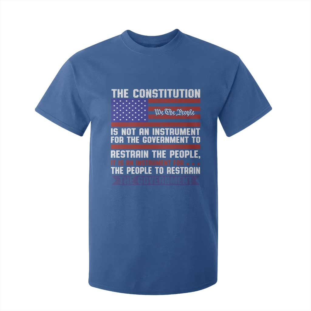 Constitution Liberty American Patriotic T Shirt For Kid We The People US Flag TS02 Royal Blue Print Your Wear