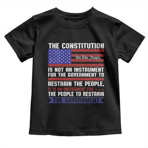 Constitution Liberty American Patriotic Toddler T Shirt We The People US Flag TS02 Black Print Your Wear
