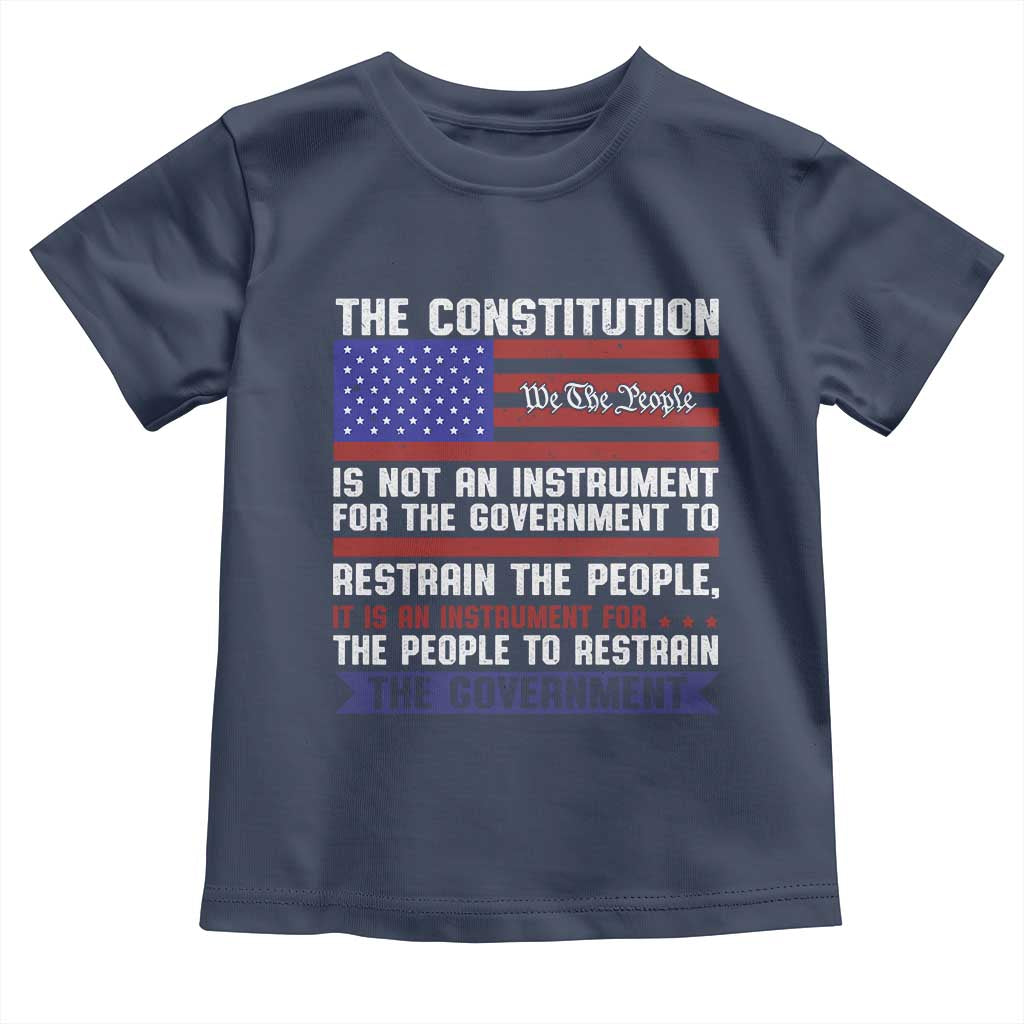Constitution Liberty American Patriotic Toddler T Shirt We The People US Flag TS02 Navy Print Your Wear