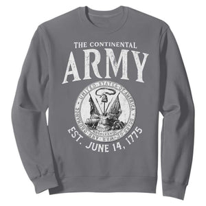 Continental Army America Independence Revolutionary War Seal Sweatshirt TS11 Charcoal Print Your Wear