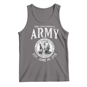 Continental Army America Independence Revolutionary War Seal Tank Top TS11 Deep Heather Print Your Wear