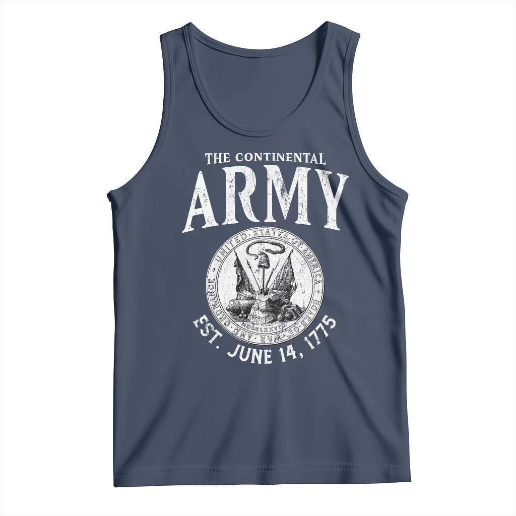 Continental Army America Independence Revolutionary War Seal Tank Top TS11 Navy Print Your Wear