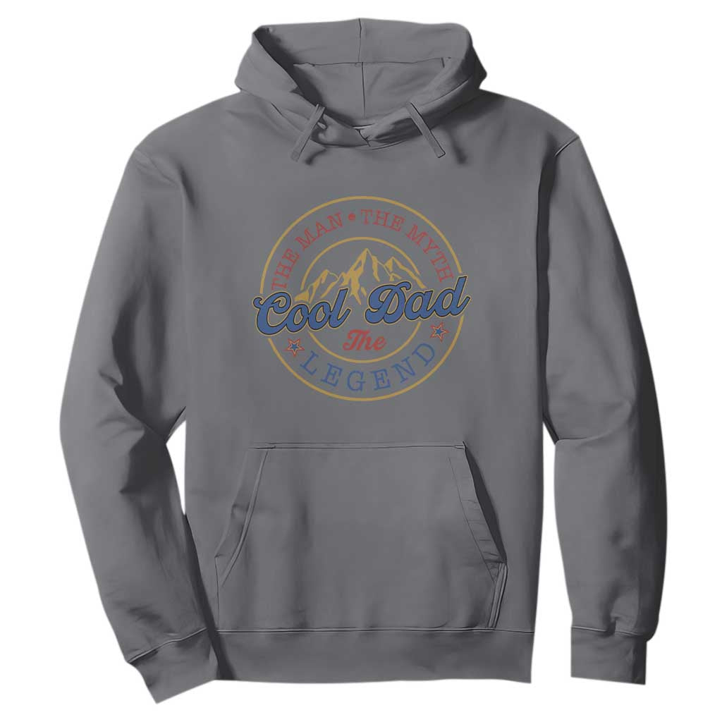 Cool Dad The Man The Myth The Legend Hoodie Fathers Day Beer Lover TS11 Charcoal Print Your Wear