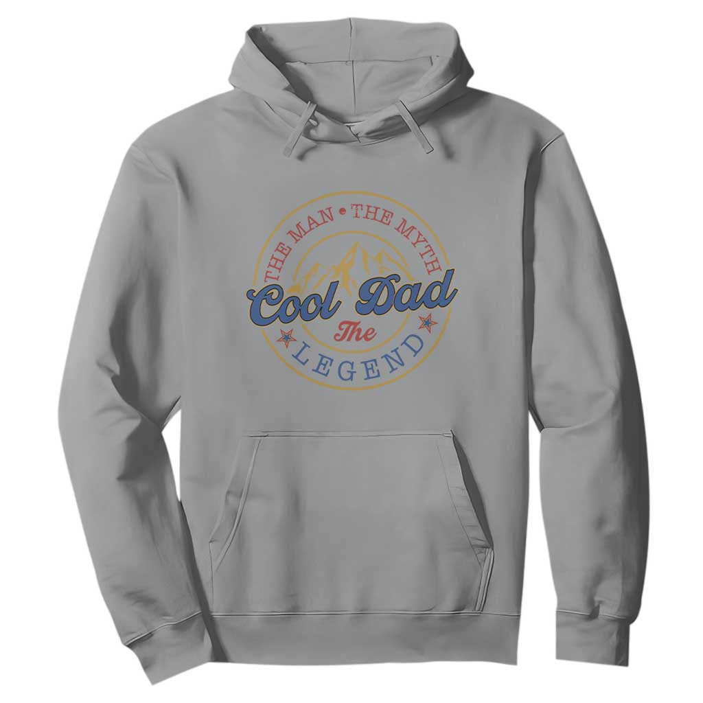 Cool Dad The Man The Myth The Legend Hoodie Fathers Day Beer Lover TS11 Sport Gray Print Your Wear