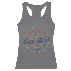 Cool Dad The Man The Myth The Legend Racerback Tank Top Fathers Day Beer Lover TS11 Charcoal Print Your Wear