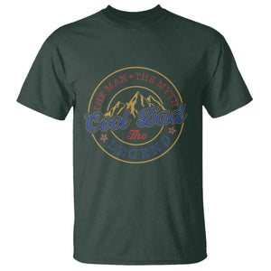 Cool Dad The Man The Myth The Legend T Shirt Fathers Day Beer Lover TS11 Dark Forest Green Print Your Wear