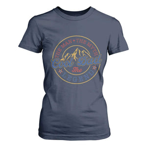 Cool Dad The Man The Myth The Legend T Shirt For Women Fathers Day Beer Lover TS11 Navy Print Your Wear