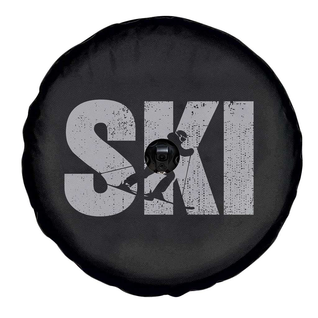 Cool Distressed Skiing Spare Tire Cover for Skiers TS10 Print Your Wear