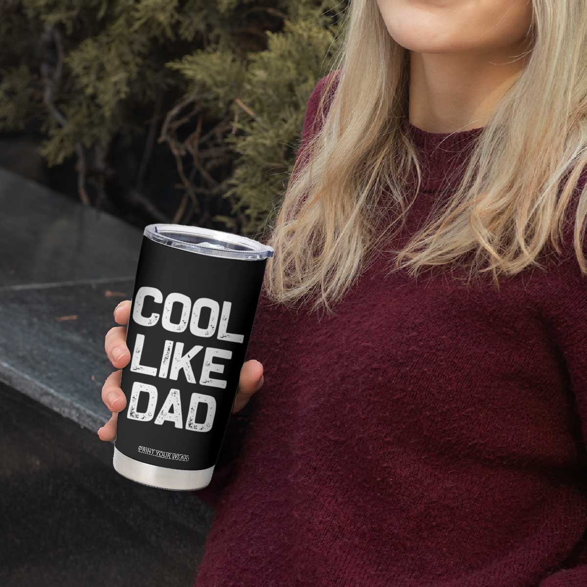 Cool Like Dad Tumbler Cup Funny Newborn Gift Baby Shower TS10 Print Your Wear