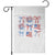Coquette 4th Of July Garden Flag Patriotic Bow American Flag TS10 White Print Your Wear