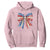 Coquette 4th Of July Hoodie USA Bow American Flag Red White and Blue TS10 Light Pink Print Your Wear