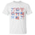 Coquette 4th Of July T Shirt Patriotic Bow American Flag TS10 White Print Your Wear