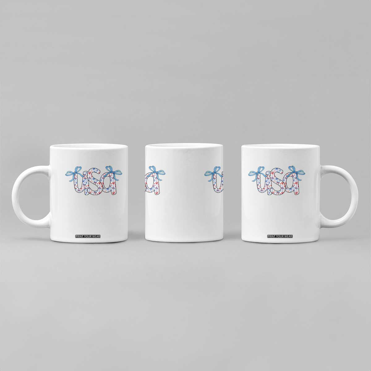 Coquette USA Coffee Mug Patriotic American Girl 4th of July TS10 Print Your Wear