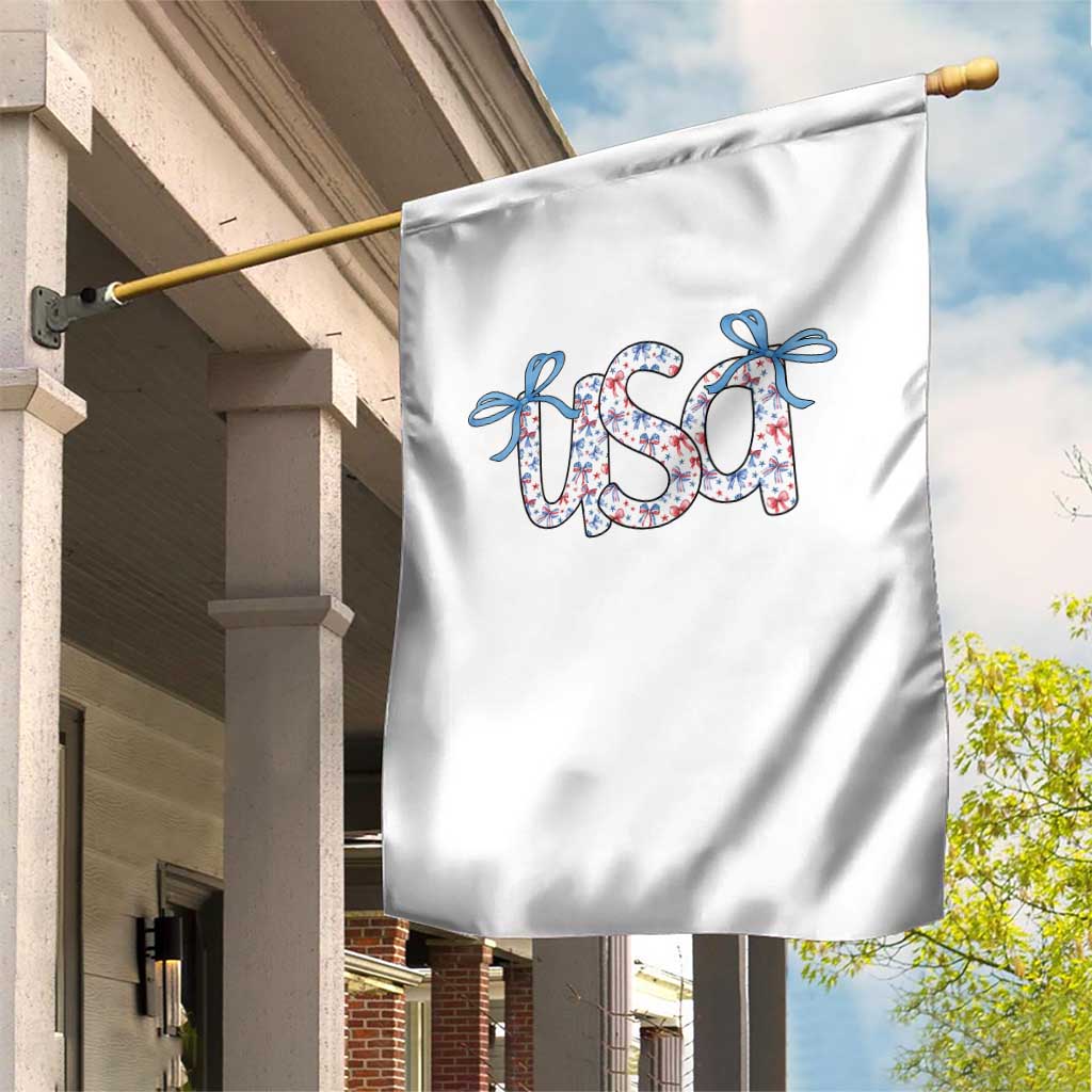 Coquette USA Garden Flag Patriotic American Girl 4th of July TS10 Print Your Wear