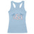 Coquette USA Racerback Tank Top Patriotic American Girl 4th of July TS10 Light Blue Print Your Wear