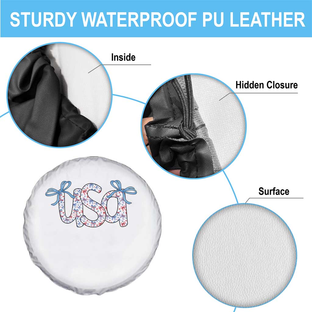 Coquette USA Spare Tire Cover Patriotic American Girl 4th of July TS10 Print Your Wear