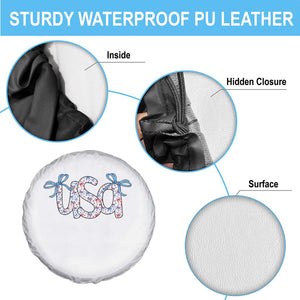 Coquette USA Spare Tire Cover Patriotic American Girl 4th of July TS10 Print Your Wear