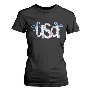 Coquette USA T Shirt For Women Patriotic American Girl 4th of July TS10 Black Print Your Wear