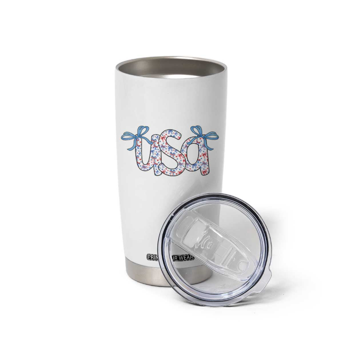 Coquette USA Tumbler Cup Patriotic American Girl 4th of July TS10 Print Your Wear