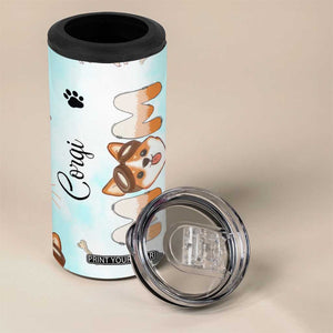 Corgi Dog Mom 4 in 1 Can Cooler Tumbler Funny Dog Lover Mothers Day Gifts TB10 Print Your Wear