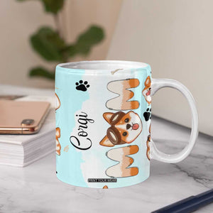 Corgi Dog Mom Coffee Mug Funny Dog Lover Mothers Day Gifts TB10 Print Your Wear