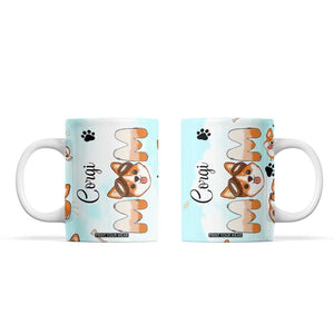 Corgi Dog Mom Coffee Mug Funny Dog Lover Mothers Day Gifts TB10 Blue Print Your Wear
