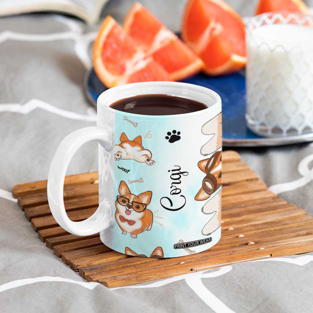 Corgi Dog Mom Coffee Mug Funny Dog Lover Mothers Day Gifts TB10 Print Your Wear