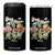 Cottagecore Dancing Frogs 4 in 1 Can Cooler Tumbler Say Gay Rainbow LGBT Pride Month TS02 One Size: 16 oz Black Print Your Wear