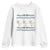 Country Goose 80s Youth Sweatshirt 1980s Geese Blue Bowed Mama Goose TS02 White Print Your Wear