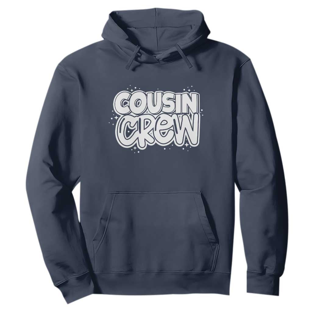 Cousin Crew Hoodie Cute Matching Cousins Summer Beach Vacation TS10 Navy Print Your Wear