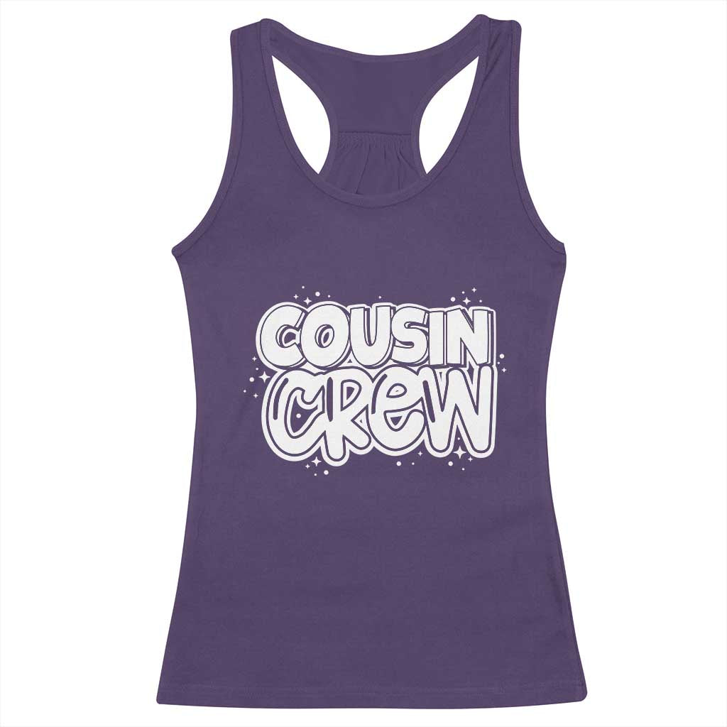 Cousin Crew Racerback Tank Top Cute Matching Cousins Summer Beach Vacation TS10 Purple Print Your Wear