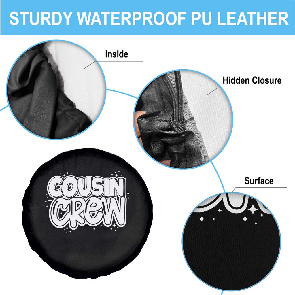 Cousin Crew Spare Tire Cover Cute Matching Cousins Summer Beach Vacation TS10 Print Your Wear
